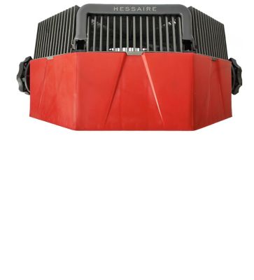 Image showing 3 th Hessaire 5100 CFM high velocity circulation floor fan, tiltable, hangable, 3 speed