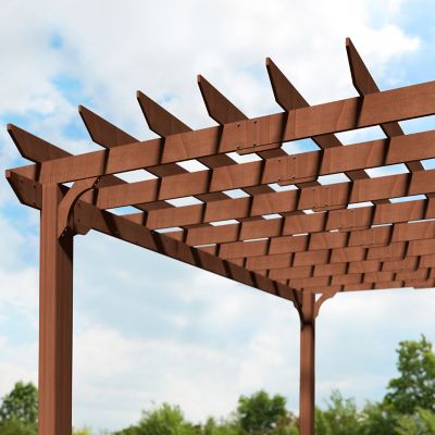 Image showing 7 th Veikous 14 x 12ft. Wooden Patio Pergola Outdoor Garden Gazebo