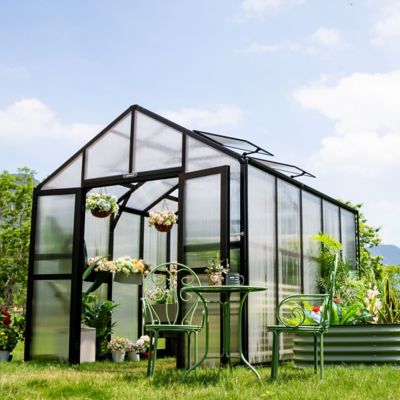 Image showing  Vego Victorian Greenhouse with Glass, 8.5 x 12.5ft..