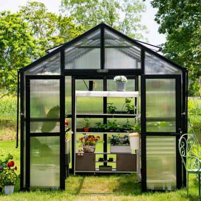 Image showing  Vego Victorian Greenhouse with Glass, 8.5 x 8.5ft..