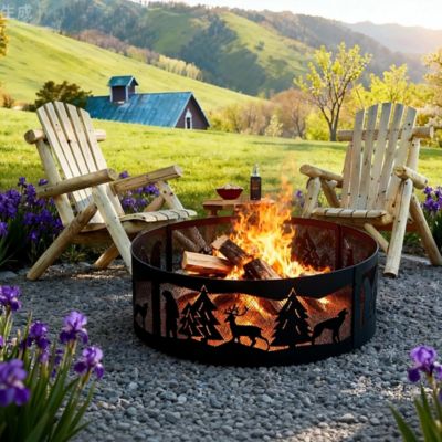 Vantana 36 in. Wildlife Fire Ring