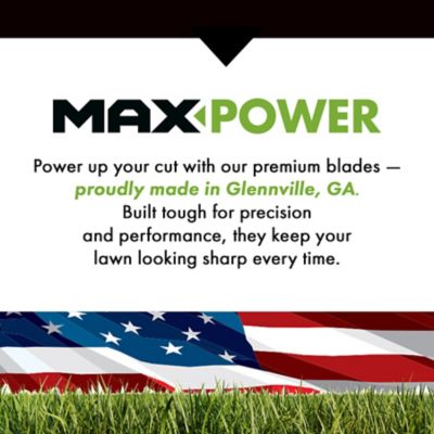 Image showing 2 th MaxPower 60 in. 3-Blade Set for John Deere Mowers Replaces TCU15881