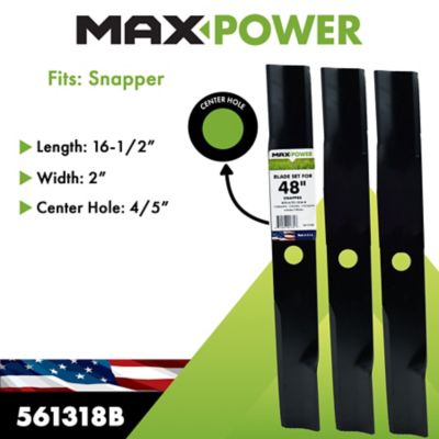 Image showing  52 in. 3-Blade Set for Ferris Mowers Replaces 5101756