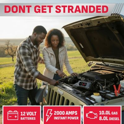 Image showing 1 th Schumacher 2000 Amp Rugged Lithium Jump Starter