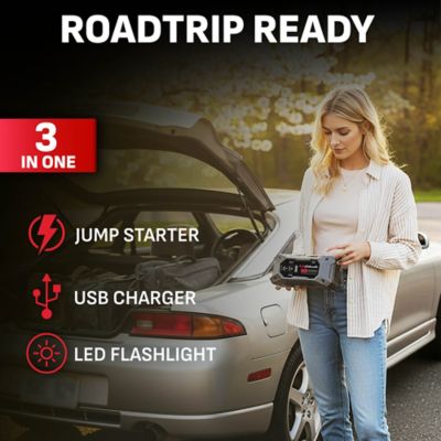 Image showing 2 th Schumacher 2000 Amp Rugged Lithium Jump Starter