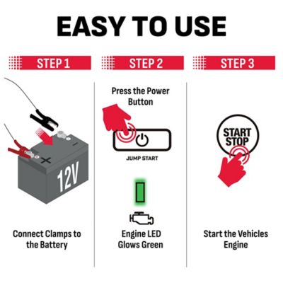 Image showing 7 th Schumacher 2000 Amp Rugged Lithium Jump Starter