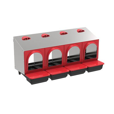 My Favorite Chicken Metal Rollout Chicken Nest Box, 4-hole