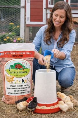 Image showing 3 th Little Farmer Products Chickies First Meal, Non-GMO Baby Chick Starter Feed