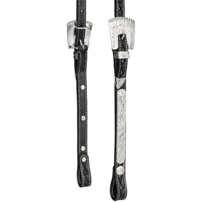 Image showing 1 th Tough1 Double Ear Headstall with Diamond Tooling