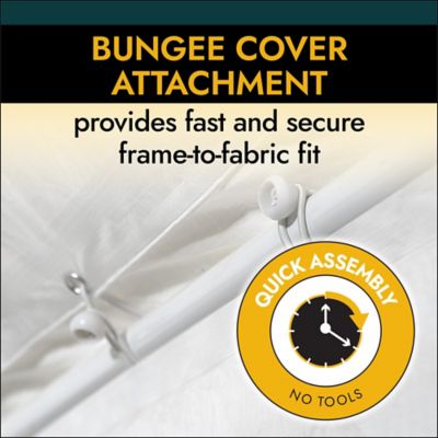 Image showing  3 x 3 x 3 ft Grey Pet Gazebo