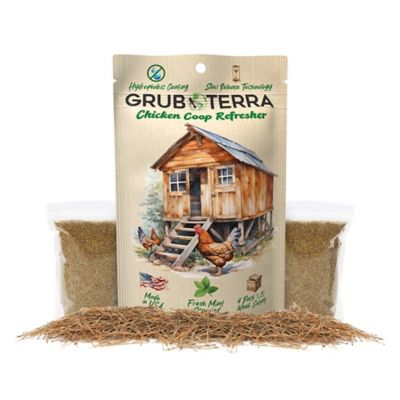 GrubTerra Chicken Coop Odor Eliminator, Coop Refresher & Litter Deodorizer, Mint