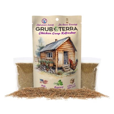 GrubTerra Chicken Coop Odor Eliminator, Coop Refresher & Litter Deodorizer, Rosemary and Thyme