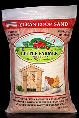 Little Farmer Products Clean Coop Sand, Chicken Coop Sand Bedding Litter