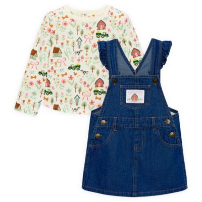John Deere Toddler Girls' Floral Farm Skirtall Set