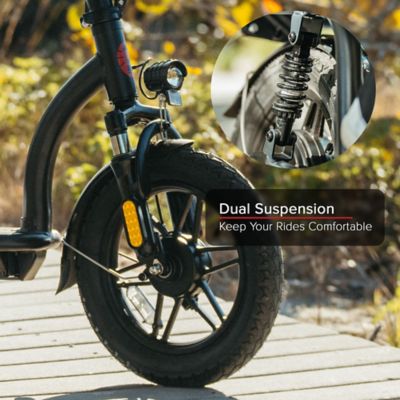 Image showing 9 th Coleman Powersports 500W Electric Scooter with Seat