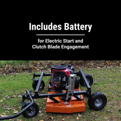 Image showing 8 th Brave Finish Cut Pull-Behind Mower, 60 in. Deck, GXV630 Honda Engine