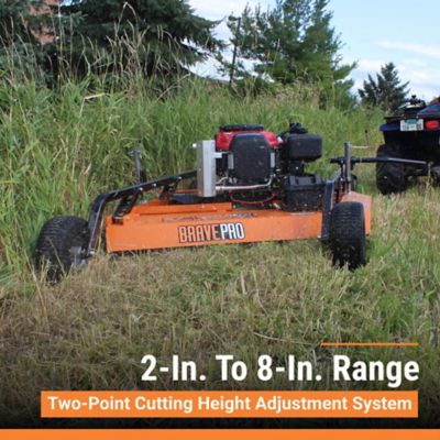 Image showing 1 th Brave Rough Cut Mower, 44 in. Towable, Honda GXV630