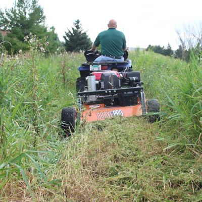 Image showing 6 th Brave Rough Cut Mower, 44 in. Towable, Honda GXV630