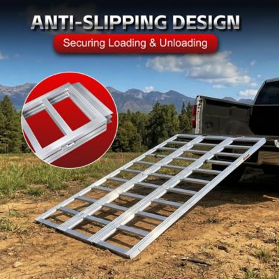 Image showing  84 x 55in. Trifold Aluminum Ramp 1,500 lb. Capacity