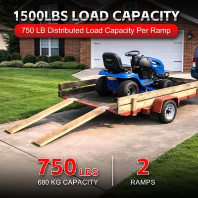 Image showing  1,500 lb. Aluminum Ramp Top 8 in. Plank