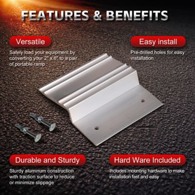 Image showing  1,500 lb. Aluminum Ramp Top 8 in. Plank