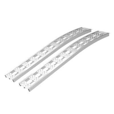 Uriah Products 90 x 12in. Arched Aluminum Ramp 3,000 lb. Capacity