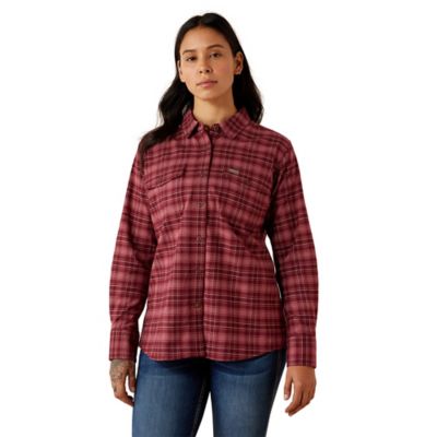 Ariat Women's Rebar Flannel DuraStretch Work Shirt