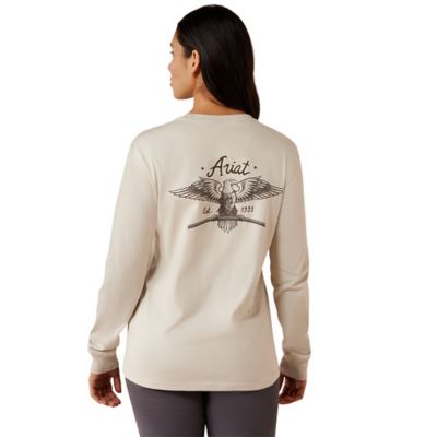 Ariat Women's Rebar Cotton Strong Flying Eagle Long Sleeve T-Shirt