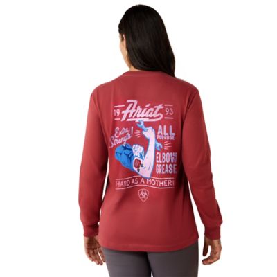 Ariat Women's Rebar Cotton Strong Vintage Mother Long Sleeve T-Shirt
