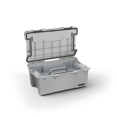 DECKED Sixer 16, D-Co Case, Includes One D-Co Tray, Cool Gray with Black Latches