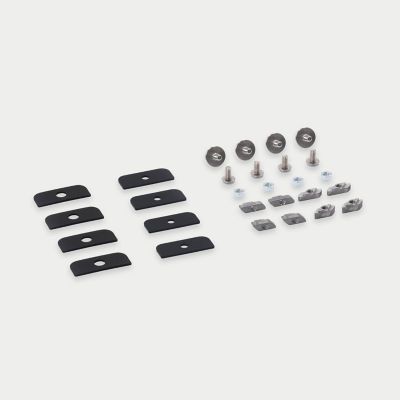 DECKED D-co Case Mounting Kit for T-Track, Hardware Kit for Drilled Installation of Cases to T-Track Metric M61
