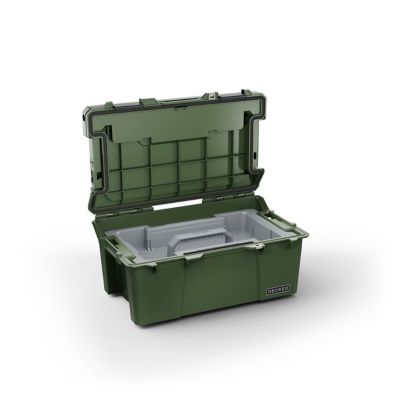 DECKED Sixer 16, D-Co Case, Includes One D-Co Tray, Ranger Green with Black Latches