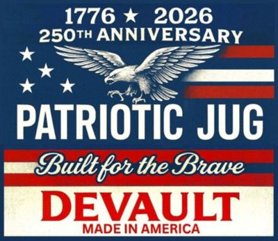 Image showing 5 th DeVault Enterprises 5 gal. Patriotic Utility Jug, Limited Edition, 1776-2026