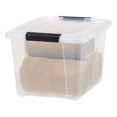 Image showing  20 qt. Buckled Storage Container, 6 pk.