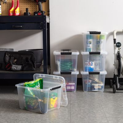Image showing  20 qt. Buckled Storage Container, 6 pk.