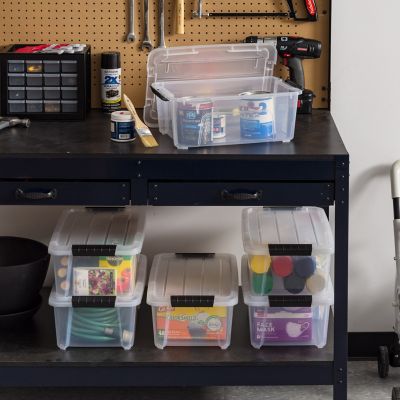 Image showing  14 qt. Buckled Storage Container 6 pk.