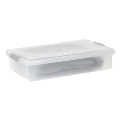 Image showing 1 th IRIS USA 40 qt. Plastic Storage Bin with Lid