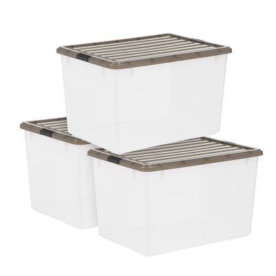IRIS USA 144 qt. Plastic Storage Bin, 3 pk.