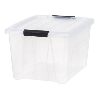 Image showing  32 qt. Buckled Storage Container, 4 pk.