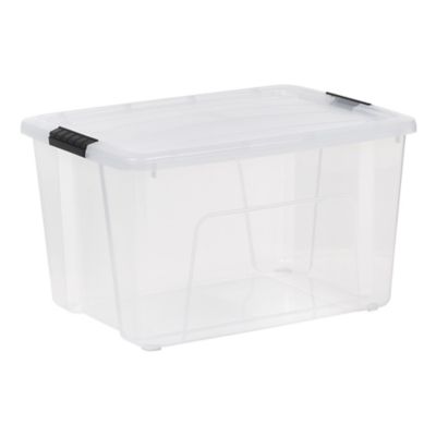 Image showing  60 qt. Buckled Storage Container, 4 pk.