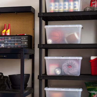 Image showing  45 qt. Plastic Storage Bin, 4 pk.