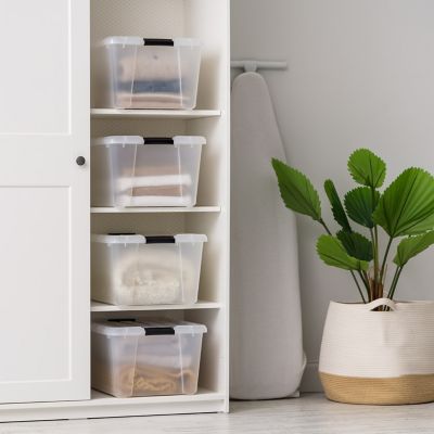 Image showing  45 qt. Plastic Storage Bin, 4 pk.