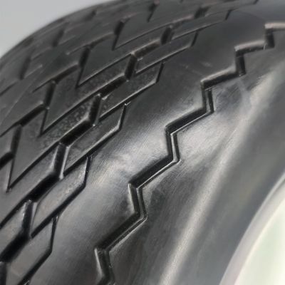 Image showing 3 th Ogracwheel 18x850-8 Tire & Wheel with 3/4 in. Bearings and 3 in. Center Hub for Lawn Mower Golf Cart