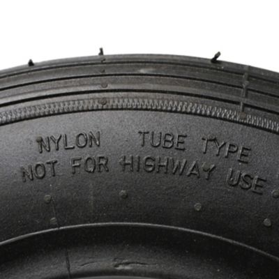 Image showing  4.80/4.00-8 in. Tire and Inner Tube Set, 550 lb. Capacity, Universal Fits 15.5 in. Wheel