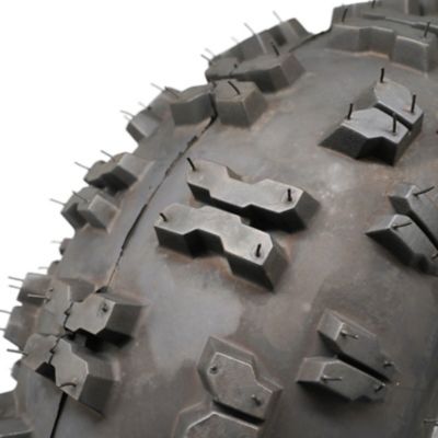 Image showing  18 x 6.50-8 2 Ply Snow Tire and 5 Lug Wheel Assembly