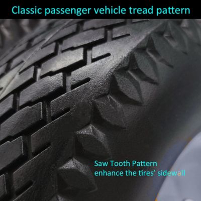 Image showing  10 in. No Flat Tire Replacement Wheel with 3 in. Center Hub, 3/4& 5/8 in. Bore Size