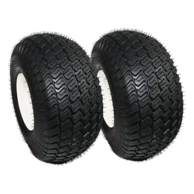 Ogracwheel 18x950-8 Lawn Mower 4 Hole Tire and Wheel, Set of 2