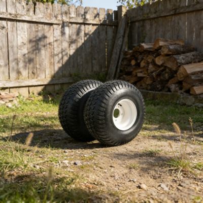 Ogracwheel 18x9.50-8 Lawn Tractor Tire, 18in. Heavy-Duty Tubeless Tire & Wheel Assembly, 4-Ply Construction with 1036 lb. Cap.