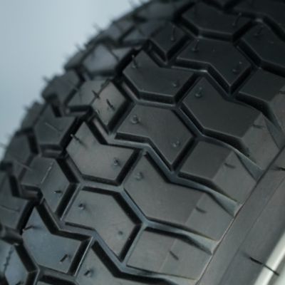 Image showing  16 x 6.50-8 Tubeless Turf Lawn Mower Tire with 3/4 in. Bearings, 3 in. Center Hub, Set of 2