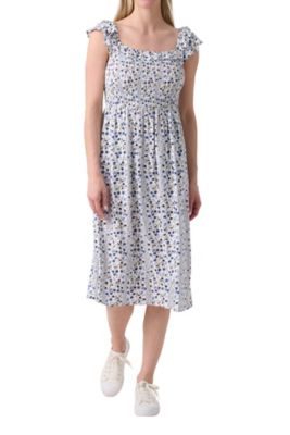 Vintage Threads Women's Flutter Sleeve Dress